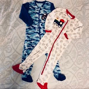 Tuffy Zip Up Onesie Pyjamas x 2